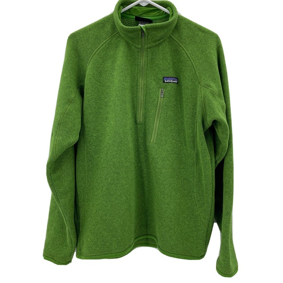 Patagonia Other - Patagonia Quarter Zip Better Sweater Fleece Pullover Men Med Green Style 25521